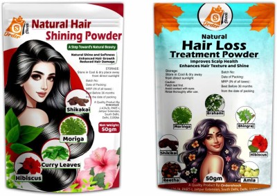 Ordershock Natural Shining Powder & Hair Loss Treatment Powder For Hair Care Powder(100 g)