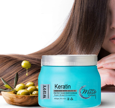 Wiffy Spa Cream Hair Mask Moisturizing & Smoothing for Dry Damaged for All Hair Type(400 ml)
