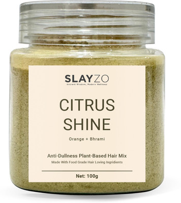 Slayzo Citrus Shine Plant Based Hair Powder Mix For Revitalizing Hair & Enhancing Shine(100 g)