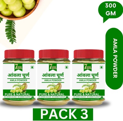 7Herbmaya Amla Powder For Hair Growth | Amla Churan for Hair Care PACK 3 EACH 300G(900 g)