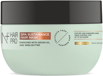 N PLUS Hair Pro Spa Sustainance Hair Mask | Frizz Control Up to 36 Hours(250 g)