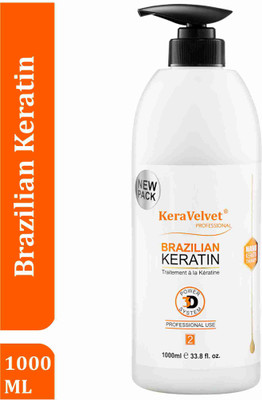 KeraVelvet Global Secret Brazilian Keratin Treatment 1000 ml For All Hair Types(1000 ml)