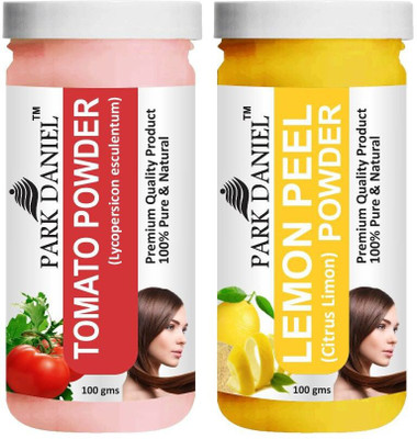 PARK DANIEL Premium Tomato Powder & LemonPeel Powder Combo Pack of 2 Jars of 100 gms(200 gms)(200 ml)