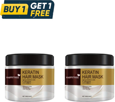 Happytree Organics Keratin Hair Mask for Extra smoothening and shining Men and Women(200 g)