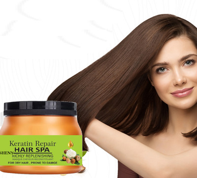 Sheny Spa Cream with Keratin for Deep Nourishment, All Hair Types(200 ml)