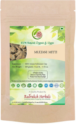 RUDRAKSHHERBALS MULTANI MITTI LABEL(100 g)