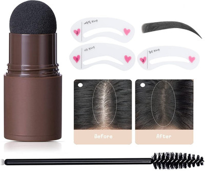 WOONGMI Eyebrow Stamp Shaping Kit One Step Brow Stamp Waterproof Eyebrow Stencil(3)