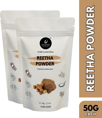 GAK NATURAL Pure Reetha Powder For Healthy & Shinny Hair 50g - Pack of 2(100 g)
