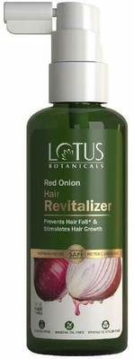 Lotus Botanicals Red Onion Hair Revitalizer | Prevents Hair Fall & Stimulates Growth(100 ml)