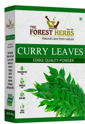 The Forest Herbs Natural Care From Nature Organic Curry Leaves Powder for Hair Growth Pack of 1(200 g)