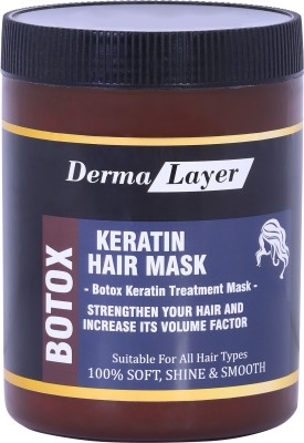 dermalayer PROFESSIONAL Botox Keratin Cream Hair Mask, Moisturizing and Smoothing 1000 ml(1000 ml)