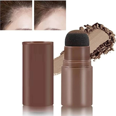 HUZURLU 2in1 Hairline & Eyebrow Filler for Women - Eye Brow Shaper/Stamp kit Eyebrow Stencil(3)