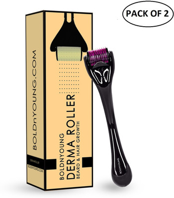 BOLDNYOUNG Derma Roller 0.5mm for Hair , Scalp Massager .(1 ml)