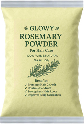 GLOWY Rosemary Powder – Pure Herbal Goodness for Hair Regrowth & Skin Health(100 g)