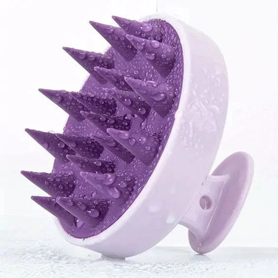 Kruziva Scalp Massaging Shampoo Brush with Soft Silicone Bristles for Gentle Exfoliation