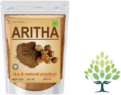 Rideena Excellent Natural Aritha/Reetha Powder For Hair Growth(100 g)