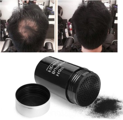 MYEONG Black Shade Hair Building Fiber Natural Quality Hair Fiber MK2002 Hair Loss Concealer in seconds Hair Volumizer Powder(25 g)