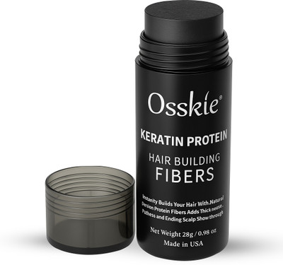 Osking osskie keratine protein hair bulding fiber black color Hair Powder(28 g)