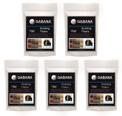 GABANA hair building fiber Instant fuller hair | Hair Volumizer (25g) Hair Building Extream Hair Volumizer Hair Building Fiber(125 g)