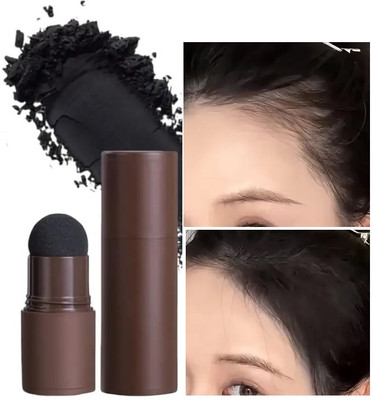 MYEONG 3-in-1 Hair Shadow Powder Root Touch Up Powder Eyebrow Stencil(1)