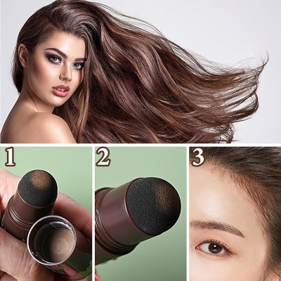 GULGLOW99 Best Natural BROWN Hair Line Powder KI 0221 SOFT Hair Volumizer PRESSED POWDER(10 g)