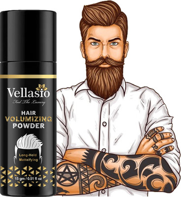 vellasio Hair Volumizing Powder Wax with Strong Hold | Matte Finish for 24 Hours VOLUMIZERV Strong Hold Hair Volumizer Hair Volumizer Powder-Wax(15 g)