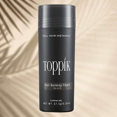 toppik Hair Loss Concealer & Fibers For Regrowth And Instant Styling Black Color 1 Unit Organic Hair Volumizer For Fuller Hair(27 g)