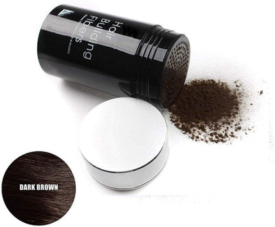 Latixmat Hair building fiber Instant hair volumizer soft Hair Volumizer Fiber Dark Brown Medium Hair Volumizer Powder(25 g)