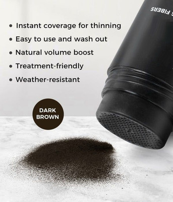 THTC Natural Coverage | Instant Thickening & Volumizing PMX475 Extreme Hair Volumizer powder(25 g)