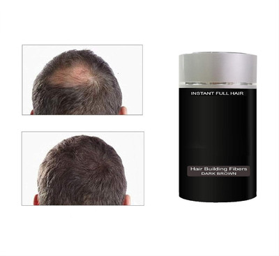 Latixmat Dark Brown Hair Building Fibers KK2024 strong Hair Volumizer Powder(22 g)