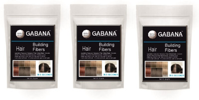 GABANA hair building fiber Instant fuller hair | Hair Volumizer (25g) Hair Building Extream Hair Volumizer Hair Building Fiber(75 g)