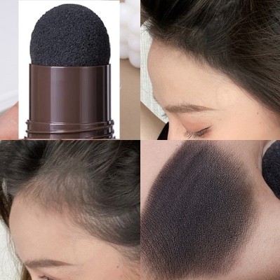 luzimaisa Professional Long Lasting Hair Color Stamp Sponge Pen Women , BLACK