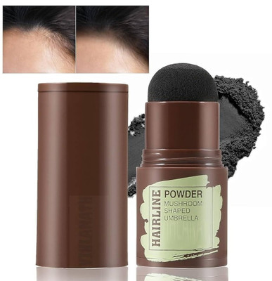 FLORERO eyebrow stamp And Hairline Waterproof And Long Lasting Shaping , BLACK