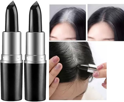 Jiwoo Combo Hair Dye Stick For Gray & White Hair Dm123 extreme Hair Volumizer cream(7.6 g)