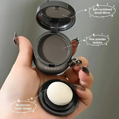 luzimaisa Best Hair Line Gap Waterproof Filler Filling Gray Quick Touch Up Sponge Hair Fiber(10 g)