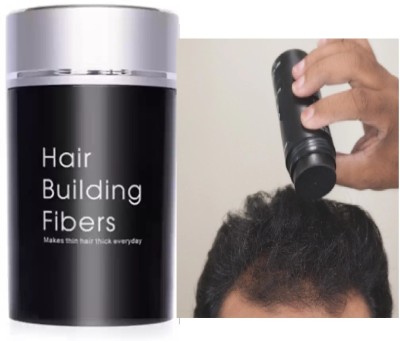 GABBU BEST THICK FIBER Hair Building Fibers (Black) Men & Women N-25 medium Hair Volumizer powder(25 g)