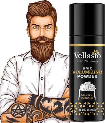 vellasio Volumizing Wax, Strong Hold, Matte Finish - Enhance Volume & Texture Hair Powder(15 g)