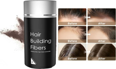 YAWI Hair Fiber Powder Instantly Thickness with Concealer for All Hair Types MK2356 Medium Hair Volumizer Powder(22 g)