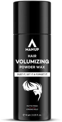 Man-Up Hair Volumizing Powder Wax For Men |All Natural & Zero Toxin Hair Styling Powder 10gm Strong Hold Hair Volumizer Powder