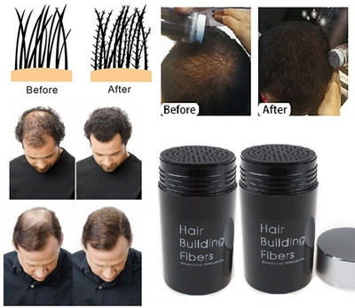Latixmat Hair Building Concealer Fibers Black Combo Black Medium Hair Volumizer Powder(50 g)