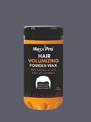 MaxxPro Man-Up Hair Volumizing Powder Wax For Men All Natural & Zero Toxin Hair Styling Powder Strong Hair Volumizer Powder(20 g)