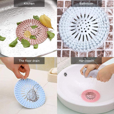 Shree Ganesh Enterprise Kitchen Sink Plastic Push Down Strainer(10 cm Set of 3)