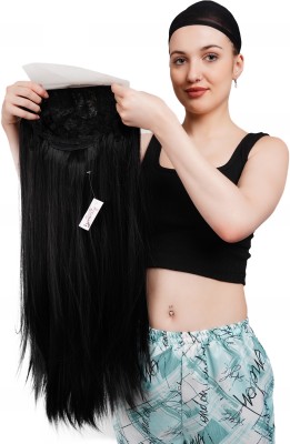 Ritzkart 28 inch long & soft Front lace high temperature synthetic Glue less  wig Hair Extension