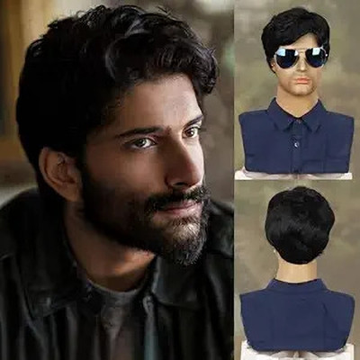 Getvock Medium Hair Wig(Men)