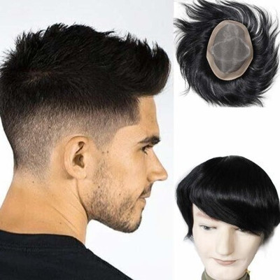 Growth Medium Hair Wig(Men)