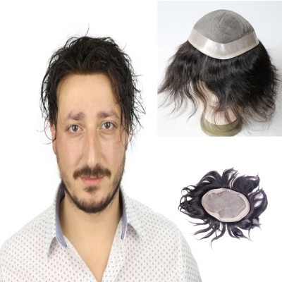 Glorious Hub Medium Hair Wig(Men)