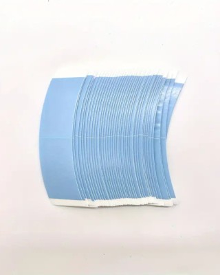 WEE Ultra Strong Hold C Shape Wig Tape Strips Walker Ultra Hold Alternate 7.6X2.2cm Hair Accessory Set(Blue)