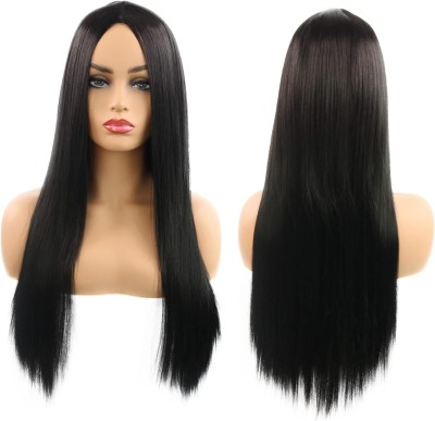 VIVIAN Long Straight  Black Color Hair Extension