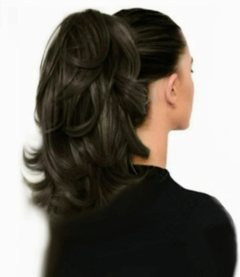 FLUSHIA Beautiful Look Multi Step Cut Clutcher  Extension Brown Hair Extension