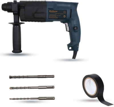 Walkers WKCB327M1 All Purpose 20mm Hammer Impact Drill Machine Forward/Reverse Rotation with 3 Bits for Making Holes in Metal/Wood/Concrete Hammer Drill WKCB327M1 Hammer Drill(20 mm Chuck Size, 750 W)